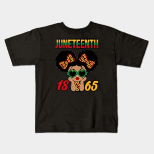 1865 Juneteenth, Black History, Freedom Kids T-Shirt